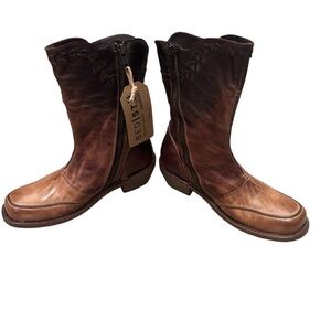 Bed stu women’s handmade western leather boots New in box size 6